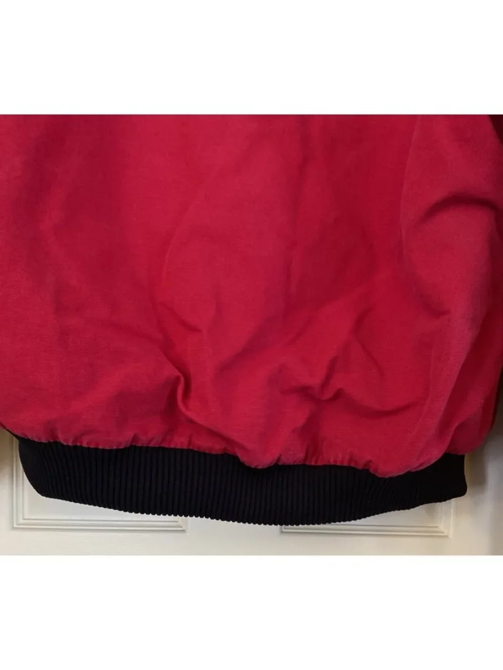VTG Carhartt Y2K Unisex Red Hooded Zip-Up Work Farm Jacket Large USA Made - Picture 3 of 16